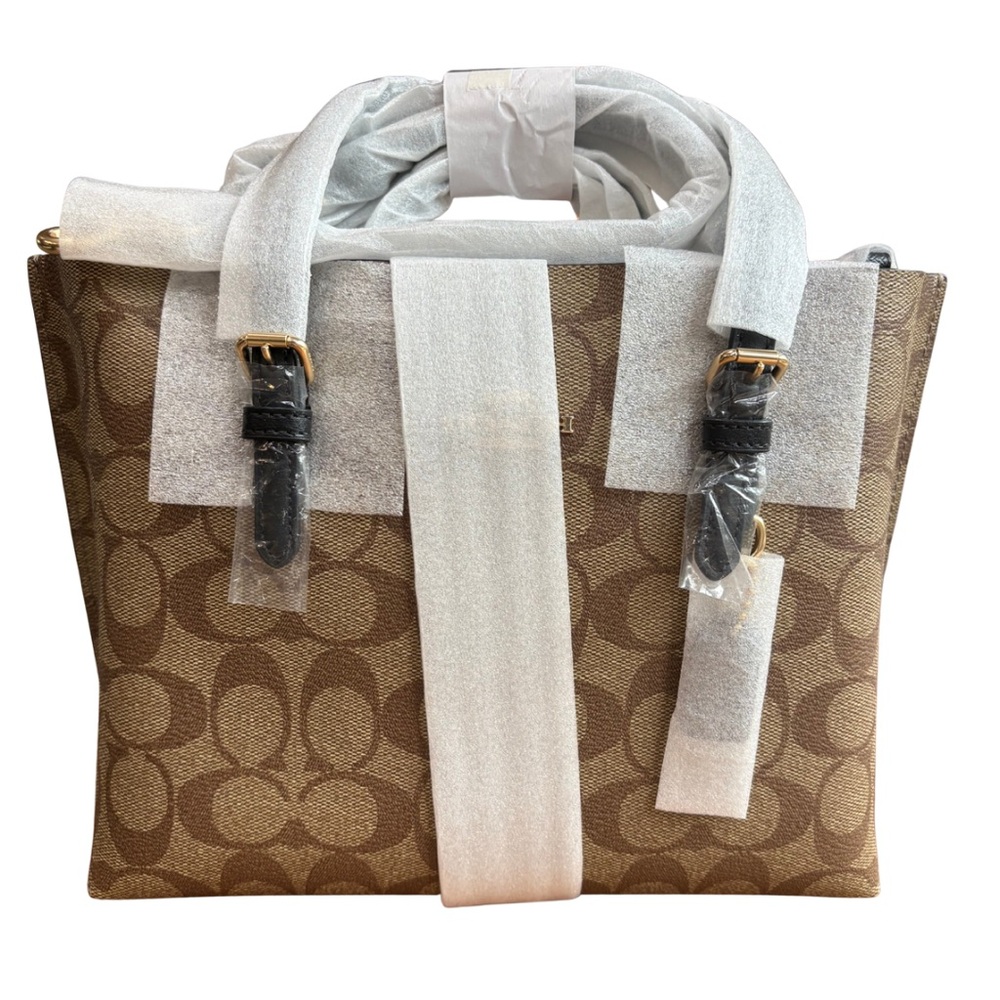 NEW with Tags Coach Tan and Brown Signature Tote